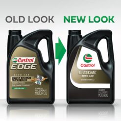 Castrol Edge Euro 0W-40 A3/B4 Advanced Full Synthetic Motor Oil, 5 Quarts