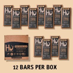 Hu Chocolate Bars, 12 Pack Hazelnut Coffee Crunch Chocolate, Natural Organic Vegan, Fair Trade Dark Chocolate, 2.1oz Each