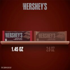 HERSHEY'S SPECIAL DARK Mildly Sweet Chocolate Candy Bars, 1.45 oz (36 Count)