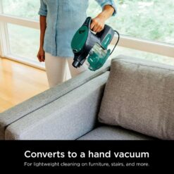 Shark Corded Stick Vacuum, Ultra-Lightweight, Swivel Steering, Powerful Deep-Cleaning, Floor-to-Ceiling Versatility, Green, CS110EM