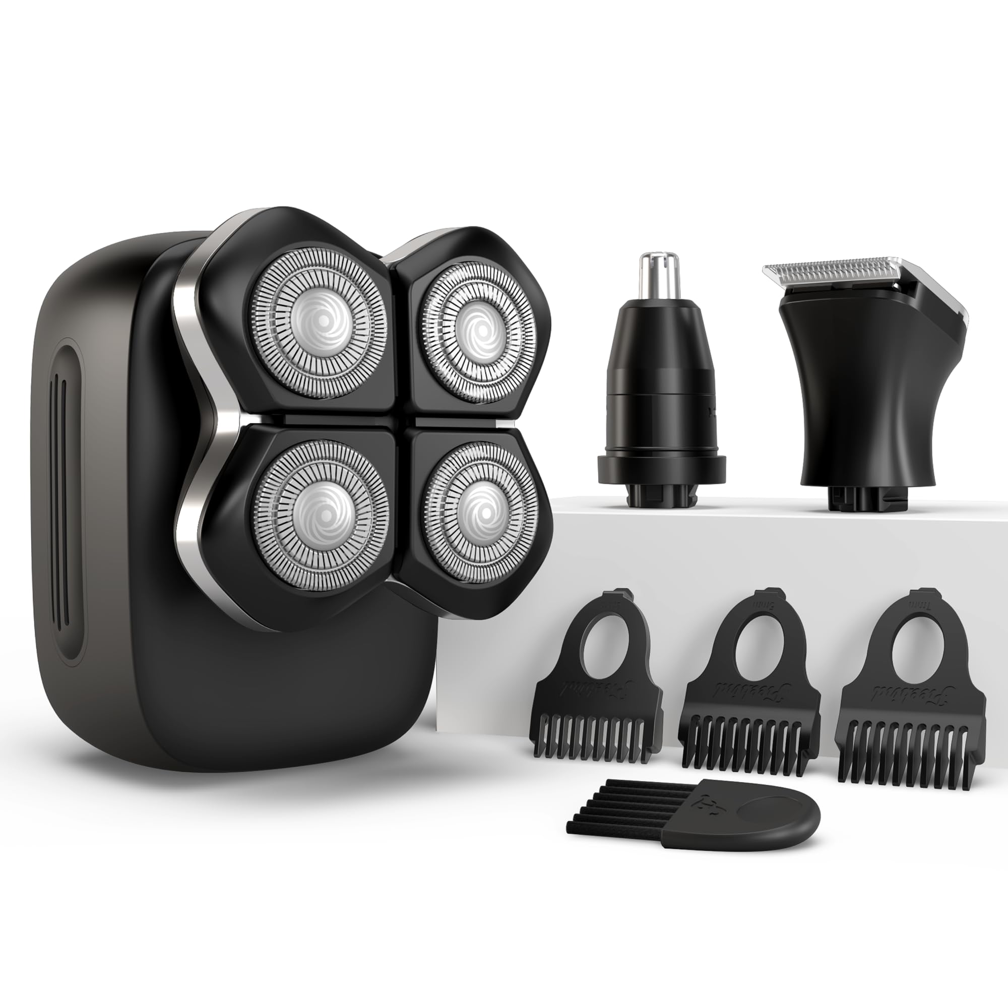 Freebird FlexSeries Pro Electric Head Shaver - Fast Smooth Head Shaver, Wet/Dry Shaving