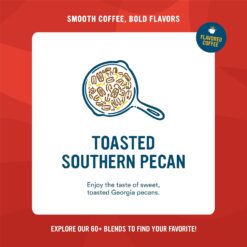 Cameron's Coffee Roasted Whole Bean, Flavored, Toasted Southern Pecan, 4lb (Pack of 1)