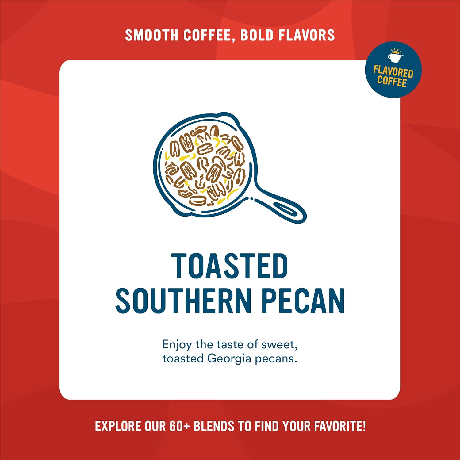 Cameron's Coffee Roasted Whole Bean, Flavored, Toasted Southern Pecan, 4lb (Pack of 1)
