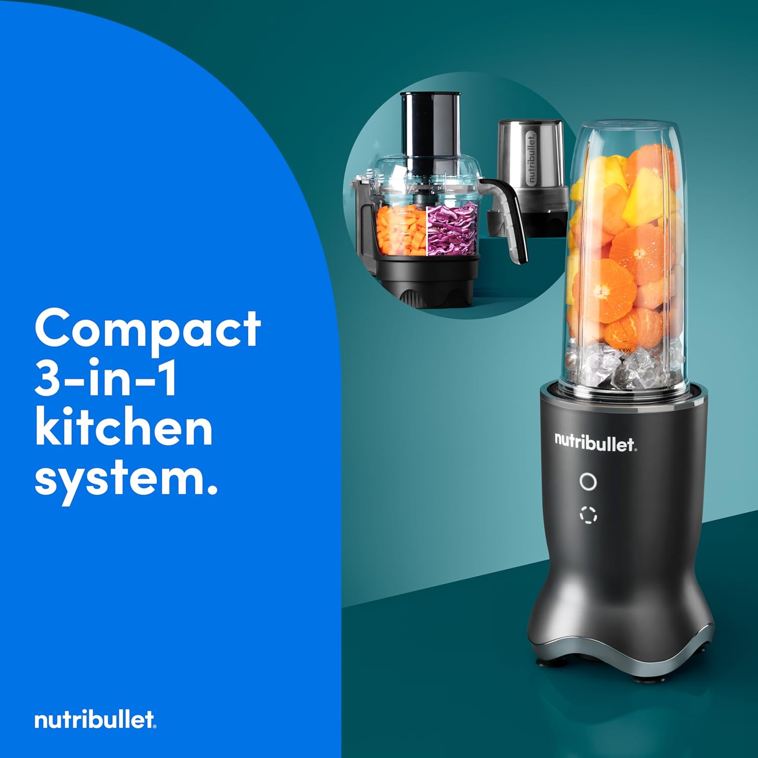 Nutribullet Ultra Plus+ Compact Kitchen System Gunmetal Gray