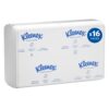 Kleenex C-Fold Paper Towels, Bulk (01500), Absorbent, White (150 Sheets/Pack, 16 Packs/Case, 2,400 Sheet Total)