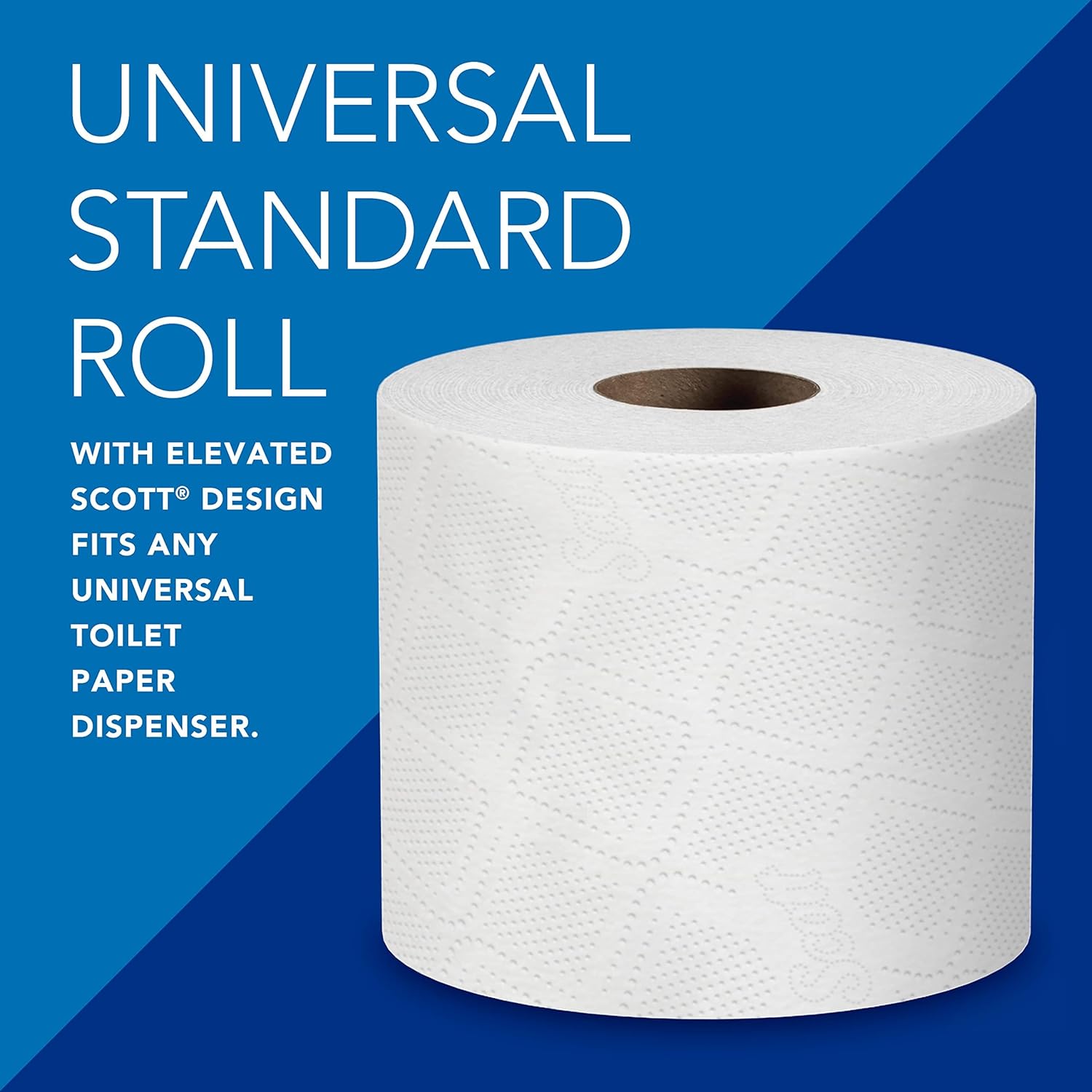 Scott Professional Standard Roll Bulk Toilet Paper (04460), 2-Ply, Elevated Design, White, (80 Rolls of 550 Sheets, 44,000 Sheet Total)