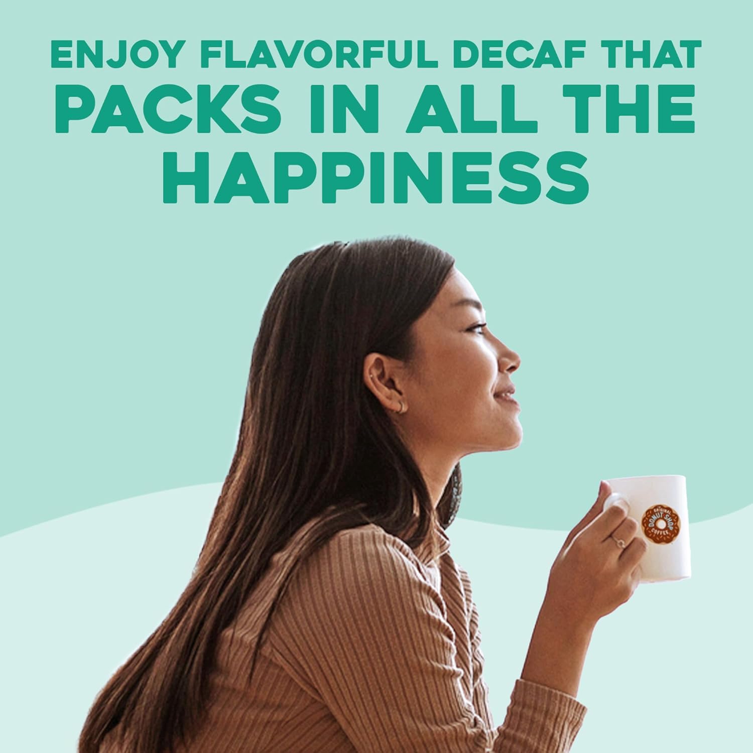 The Original Donut Shop Decaf Keurig Single-Serve K-Cup Pods, Medium Roast Coffee, 96 Count