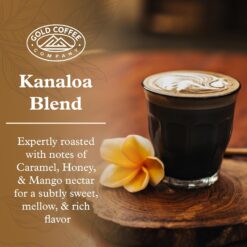 Gold Coffee Company Kanaloa Premium House Blend, Gourmet Medium Roast Whole Bean Coffee, 2 lbs. (Pack of 2)