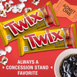 TWIX Bulk Chocolate Candy Individually Wrapped - Full Size, Caramel Chocolate Cookie Candy Bar, 36-Count Box