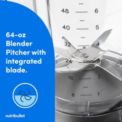Nutribullet SmartSense Blender Combo, 5-speed blender, 1400 Watt Matte White