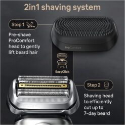 Braun Series 9 PRO+ Electric Razor for Men, 5 Pro Shaving Elements and Shave-Preparing ProComfort Head for Closeness & Skin Comfort