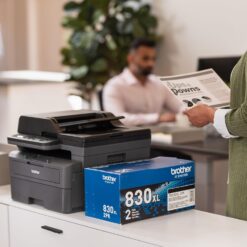 Brother Wireless DCP-L2640DW Compact Monochrome Multi-Function Laser Printer with Print, Copy and Scan, Duplex and Mobile Printing