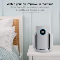 Shark NeverChange Air Purifier Compact Pro with Long-lasting HEPA Exceeding Filtration, HP071BRN