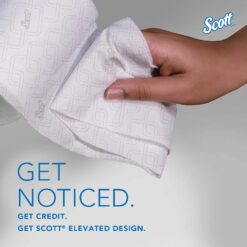 Scott Professional Coreless High-Capacity Jumbo Roll Bulk Toilet Paper (07006), 2-Ply, Elevated Design, White