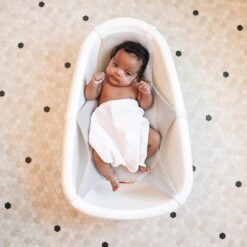 Regalo Baby Basics 3-in-1 Grow with Me Bath Tub, Award Winning Brand, Adjustable As Your Baby Grows, White