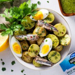 Wild Planet Wild White Anchovies in Extra Virgin Olive Oil, Tinned Fish, 4.4 Ounce, Pack of 12