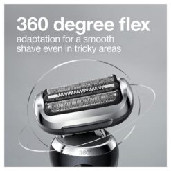 Braun Series 7 7075cc Electric Razor for Men with SmartCare Center, Beard Trimmer, Wet & Dry, Rechargeable, Cordless Foil Shaver, Black