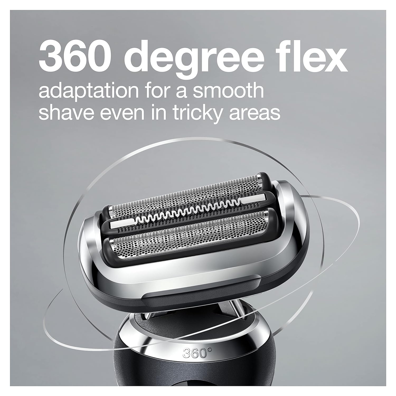 Braun Series 7 7075cc Electric Razor for Men with SmartCare Center, Beard Trimmer, Wet & Dry, Rechargeable, Cordless Foil Shaver, Black