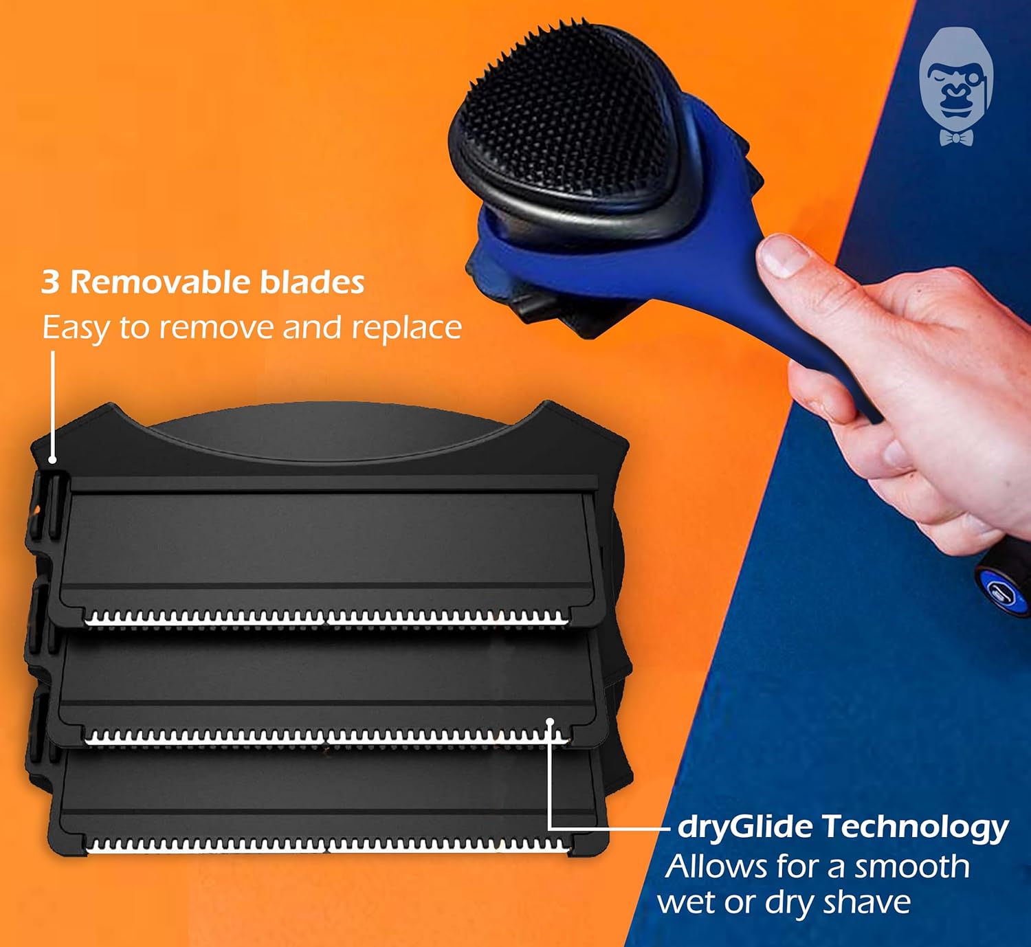 Bakblade 2.0/ELITE PLUS - Back Hair Removal and Body Shaver (DIY)