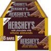 HERSHEY'S Milk Chocolate with Whole Almonds Candy Bars, 2.6 oz (18 Count)