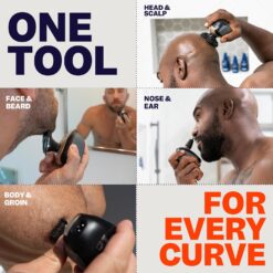 The FlexSeries Electric Head Hair Shaver - Freebird - Ultimate Mens Cordless Rechargeable Wet/Dry Skull & Bald Head Waterproof Razor