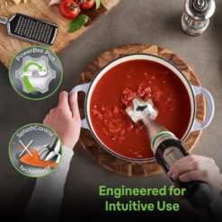 Braun MultiQuick 7 Smart-Speed Hand Blender with 500 Watts of Power, Whisk, Masher, and 6-Cup Food Processor