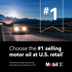 Mobil 1 Advanced Fuel Economy Full Synthetic Motor Oil 0W-30, 5 Quart