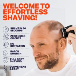 Freebird FlexSeries Pro Electric Head Shaver - Fast Smooth Head Shaver, Wet/Dry Shaving
