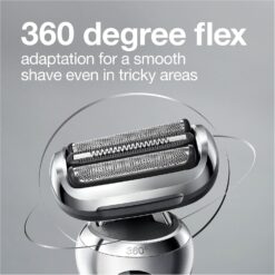 Braun Series 7 7032cs Flex Electric Razor for Men, Wet & Dry, Electric Razor, Cordless Foil Shaver, Silver