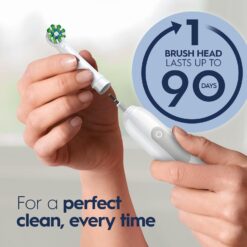 Oral-B Pro 1000 CrossAction Electric Toothbrush, Black and White, 2 Count