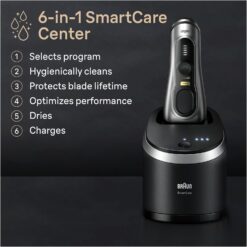 Braun Series 9 PRO+ Electric Razor for Men, 5 Pro Shaving Elements and Shave-Preparing ProComfort Head for Closeness & Skin Comfort