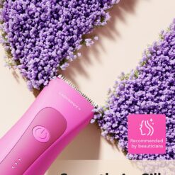 LADYSPOT Electric Razors for Women, Shaving and Grooming Sets with 3 Gurad and Replaceable Ceramic Blade Heads, Rose Red