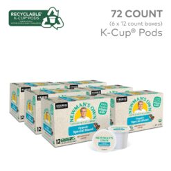 Newman's Own Organics Special Blend Keurig Single-Serve K-Cup Pods, Medium Roast Coffee, 72 Count