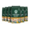Starbucks Ground Coffee, Starbucks Blonde Roast Coffee, Veranda Blend, 100% Arabica, 6 bags (12 oz each)