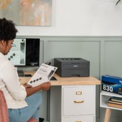 Brother HL-L2400D Compact Laser Printer, Single-Function, Print (9092806)