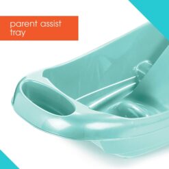 Summer Infant Splish 'n Splash Newborn to Toddler Tub (Aqua) - 3 Stage Tub for Newborns, Infants, and Toddlers