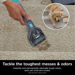 Shark Carpet Cleaner Machine, Portable Upholstery StainStriker, Spot, Stain, & Odor Eliminator, 2 Carpet Cleaner Solutions, 3 Tools, Perfect for Pet Hair, For Carpets & Area Rugs, Purple, PX225BRN