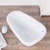 Regalo Baby Basics 3-in-1 Grow with Me Bath Tub, Award Winning Brand, Adjustable As Your Baby Grows, White
