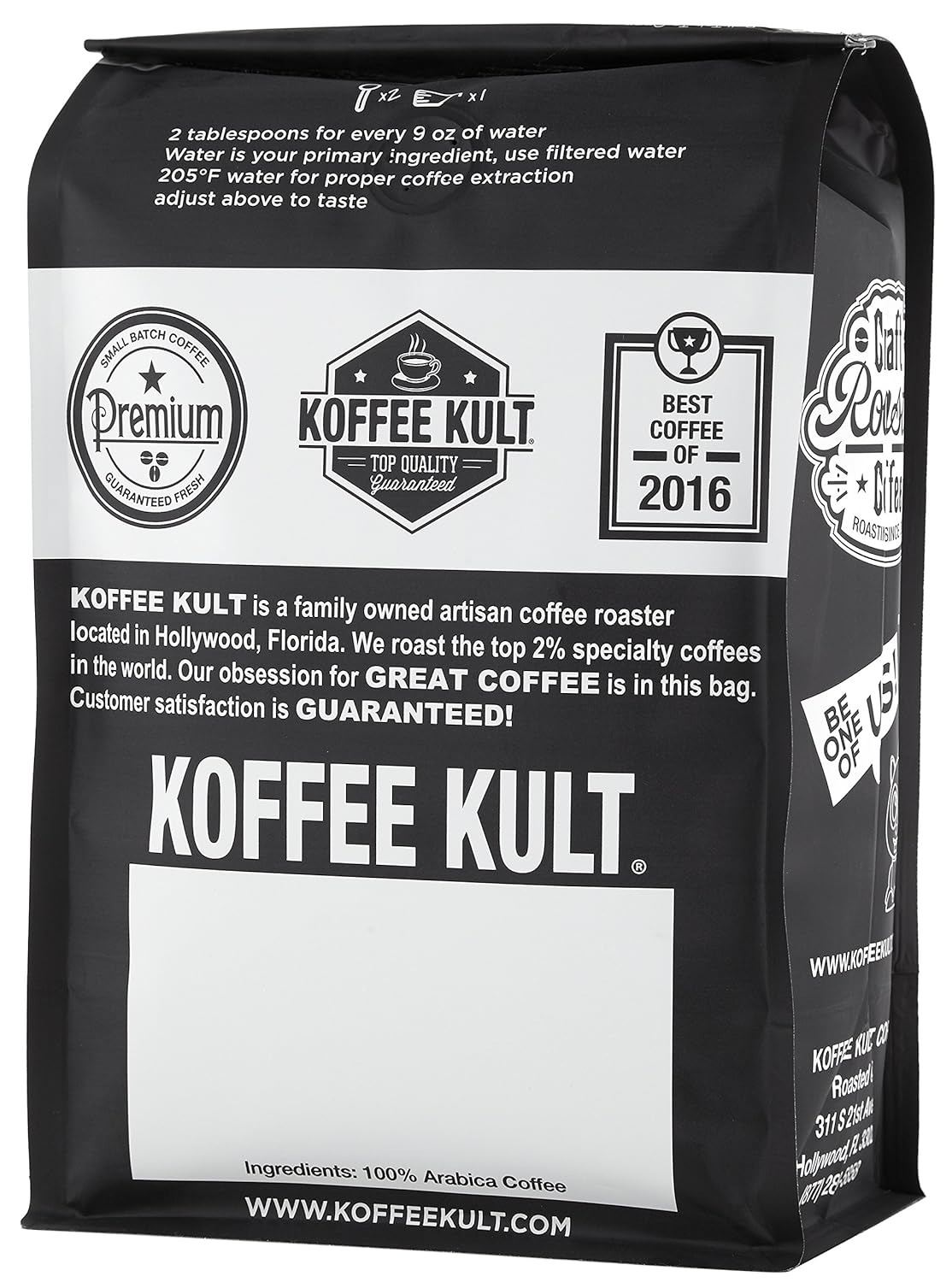 Koffee Kult Koffee Kult Medium Roast Smooth and Flavorful Medium Roast Coffee Beans (Medium Roast, 32oz)
