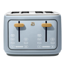 Beautiful 4-Slice Toaster with Touch-Activated Display, Cornflower Blue by Drew Barrymore