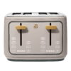 Beautiful 4-Slice Toaster with Touch-Activated Display, Porcini Taupe by Drew Barrymore