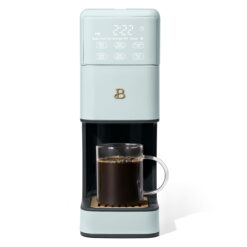 Beautiful Perfect Grind Programmable Single Serve Coffee Maker, Hydrangea by Drew Barrymore