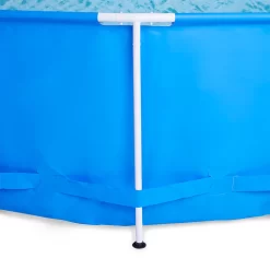 Bestway Steel Pro Round Above Ground Outdoor Backyard Swimming Pool, Size: 15' x 15' x 48