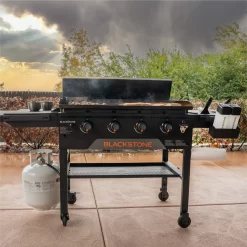 Blackstone 36 Inch Omnivore Griddle W/ Hard Cover and Extendable Side Shelf