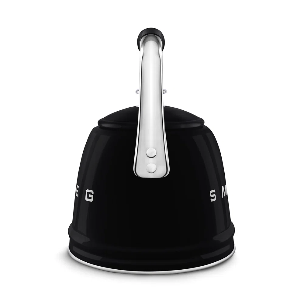 SMEG 50"s Retro Style Whistling Stovetop Kettle, Black