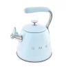 SMEG 50"s Retro Style Whistling Stovetop Kettle, Pastel Blue