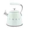 SMEG 50"s Retro Style Whistling Stovetop Kettle, Pastel Green