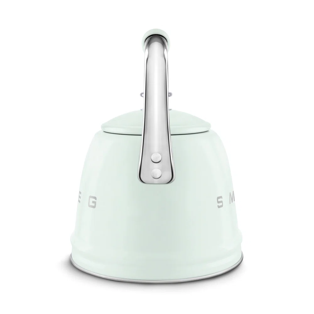 SMEG 50"s Retro Style Whistling Stovetop Kettle, Pastel Green