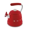 SMEG 50"s Retro Style Whistling Stovetop Kettle, Red