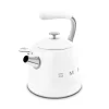 SMEG 50"s Retro Style Whistling Stovetop Kettle, White